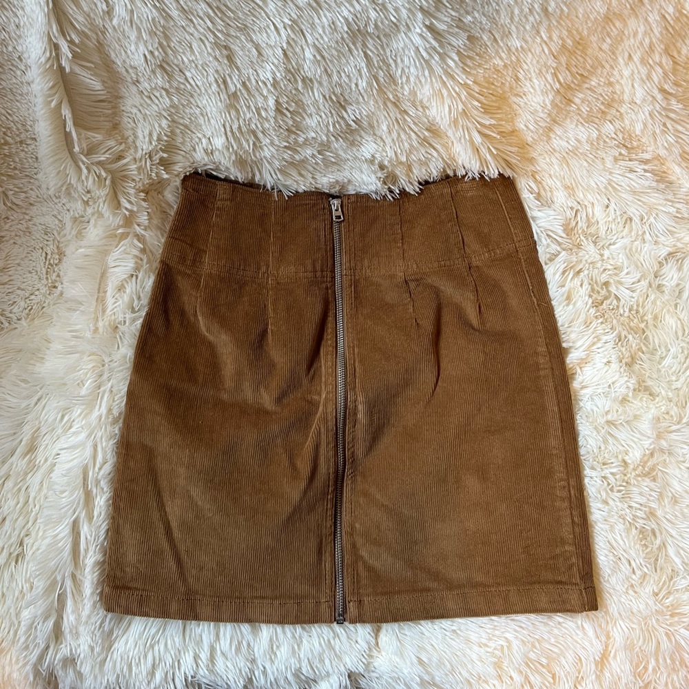 Corduroy pencil skirt